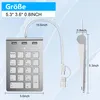 USB-Zifferntastatur mit 18 Tasten,Mechanischer Produktbild-Vorschau 2