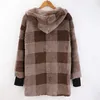 ASKSA Damen Teddyjacke Color Blocked Teddyfleece Jacke Produktbild-Vorschau 4