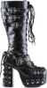 CHARADE-206 Damen Boots von DemoniaCult, Schwarz EU 42, US Produktbild-Vorschau 5