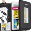 Přenosná mini chladnička s funkcí 2 v 1 27x31x41cm - černá Náhled obrázku produktu 2