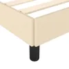 vidaXL Bettgestell ohne Matratze Creme 140x200 cm Stoff Produktbild-Vorschau 6