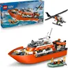 LEGO City Rettungsboot der Küstenwache mit Hubschrauber - Produktbild-Vorschau 1