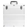 vidaXL Kozmetický kufrík 37x24x40 cm strieborný hliník Náhľad obrázku produktu 2