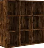 vidaXL Knihovna kouřový dub 98x29x97,5 cm Náhled obrázku produktu 1