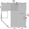 Harvia Alaska Corner Infra+ Massivsauna Saunakabine Inkl. 2 Produktbild-Vorschau 9