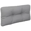 vidaXL Paletový vankúš sivý 70x40x12 cm Látka Náhľad obrázku produktu 4