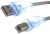 MediaRange USB Kabel A -> B St/St 1.80m blau LEDs Produktbild-Vorschau 3
