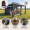 CASARIA Pavillon de jardin anthracite Voir les images du produit 3