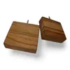 Mini Massives Eichenregal mit gerader Kante 10x10x4cm, Produktbild-Vorschau 3