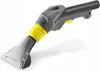 A close-up studio shot of a Kärcher upholstery nozzle for a vacuum cleaner, isolated on a white background. Náhľad obrázku produktu