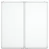 vidaXL Magnetisches Whiteboard Klappbar 80x80x1,7 cm Produktbild-Vorschau 3