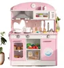VEVOR Spielküche für Kinder, Holz, Kinderküchen-Spielset Produktbild-Vorschau 1
