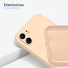 A close-up of a phone case, showing the camera cutout and the interior lining. Produktbild-Vorschau