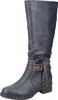 Rieker, Damenstiefel, Blau, 41 EU, Langschaft, Blockabsatz, Produktbild-Vorschau 1