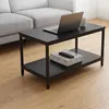 Tavolino Relaxdays, con ripiano, in legno e metallo, con Anteprima dell’immagine prodotto 2