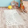 Tapis de chambre d'enfant Léopard doux effet 3d adapté aux Voir les images du produit 1