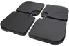 HAGO24 Schirmständerplatten 4er Set Sonnenschirmständer Produktbild-Vorschau 4