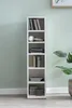 Design Bücherregal WL5.336 21x91x20cm mit 6 Fächern Weiß | Produktbild-Vorschau 5