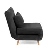 HOMLA Sofa SOLACE 1-osobowa, z funkcją spania sztruksowa Podgląd zdjęcia produktu 4