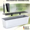 Plastard Blumenkasten 100 cm Weiß - Balkonkasten mit Produktbild-Vorschau 2