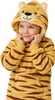 Textino Hoodie Tiger 45x60 cm Gelb Mit Tiermuster Produktbild-Vorschau 1
