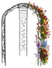 Relaxdays Padiglione delle rose, metallo, A x L x P: 250 x Anteprima dell’immagine prodotto 1