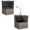 CLORIS 7-tlg. Garten-Sofagarnitur mit Kissen Grau Poly Produktbild-Vorschau 9
