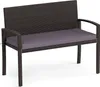 Rattanbank für den Außenbereich, Terrassensofa für 2 Produktbild-Vorschau 1