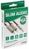 InLine Basic Slim Audio Kabel Klinke 3,5mm ST an 2x Cinch Produktbild-Vorschau 3