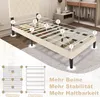 UISEBRT Leder Plattformbett 90 x 200 cm, gepolstertes Produktbild-Vorschau 7