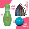 Pink Papaya Kegelspiel für Kinder | 12 teiliges Bowling Set Produktbild-Vorschau 5