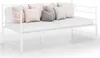 vidaXL Canapé-lit Cadre de lit blanc métal 90x200 cm Voir les images du produit 14