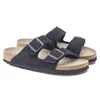 Birkenstock Arizona Wildleder Blau Schmales Fußbett - Produktbild-Vorschau 2
