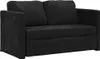 A studio shot of a black sofa. Anteprima dell’immagine prodotto