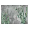 Kaktus Blumen Pflanzen FOTOTAPETE 200x140 cm VLIES Tapete Produktbild-Vorschau 3