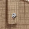 Maison Exclusive - Gartendusche Beige 100x100x241,5 cm Poly Produktbild-Vorschau 8