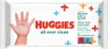HUGGIES Single All Over Clean Ubrousky vlhen 56 ks Náhled obrázku produktu 1