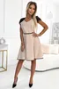 Numoco Formelle Frauenkleider Silvia beige XL Produktbild-Vorschau 2