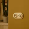 Unterputz Porzellan Retro Steckdose, Doppelschalter, Produktbild-Vorschau 9