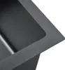 vidaXL Évier de cuisine fait main noir acier inoxydable Voir les images du produit 14