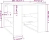 vidaXL Couchtisch Schwarz 55,5x55x45 cm Holzwerkstoff Produktbild-Vorschau 7