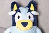 Gustaw Miś Duży XXL (Niebieski, 40cm) Bluey - pluszowy miś, Podgląd zdjęcia produktu 5