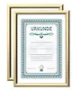 Two framed certificates are shown, one slightly behind the other, against a white background. Produktbild-Vorschau