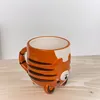 Tiger kopfüber Kaffeebecher Tigertasse aus Keramik Produktbild-Vorschau 5