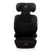 A black child car seat is shown from the front against a white background. Náhled obrázku produktu