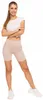 MORAJ BEIGE Nahtlose Radsportleggings für Damen, hoher Produktbild-Vorschau 2