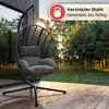 Swoods XXL Hängesessel mit Gestell - Hängesessel Für Indoor Produktbild-Vorschau 4