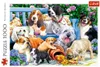 Puzzle 1000 Teile Hunde im Garten Produktbild-Vorschau 4