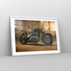 Gerahmtes Poster - Weißer Rahmen - Motorrad Motor - 70x50 Produktbild-Vorschau 8