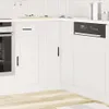 vidaXL Élément bas d'angle de cuisine Porto Blanc Matériau Voir les images du produit 4